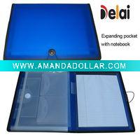 Wholesale 5 Pocket PP Expandable File Folders