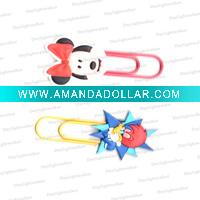 Wholesale Fashion Micky Rubber Bookmarks
