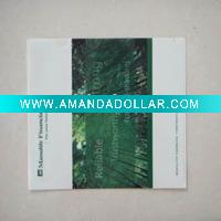 pp clear standing button file bag envelope bag
