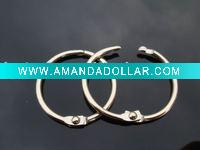 Silver Book rings