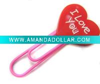 Wholesale soft pvc bookmark