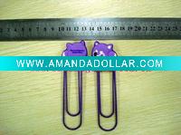 Wholesale pvc&metal colorful 3D bookmark