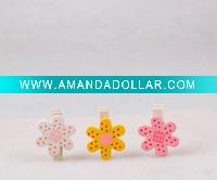 Wholesale Flower wodden clips