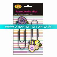 Wholesale fancy pvc jumbo paper clip