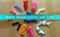 Wholesale silicone wire clip for mp3 mp4 mp5
