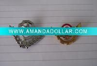 Openwork badge pin