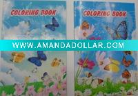 Wholesale coloring and sticker book