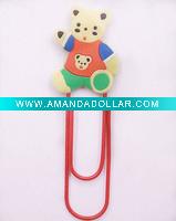 Wholesale soft pvc bookmark