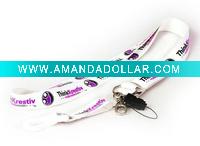 Silkly feeling sublimation lanyard