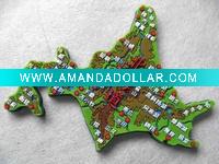 Wholesale PVC detailed Japanese map for geography teaching&study