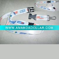 Wholesale neck polyester lanyard for ID card