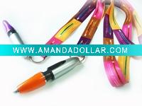 Wholesale sublimation printing lanyard with ballpoint pen