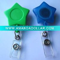 Wholesale hot sale transparent blue badge reel