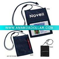 Crystal-Line Neck Wallet,badge holder