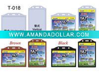 ID Card,Plastic ID card, Badge Holder, Color card bag, Plastic pouch, wallet badge, PVC wallet, Card protector(T-049)