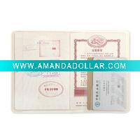 Wholesale PVC Passport Holder with Credit Card Pocket