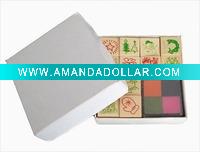 Wholesale animal rubber stamp set