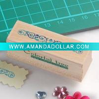 Wholesale Wooden rubber stamp toy