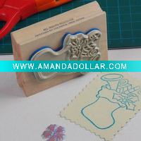 Wholesale wooden rubber Christmas stamps