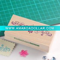 Wholesale Wooden rubber stamp