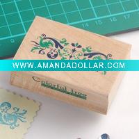 Wholesale Wooden rubber stamp