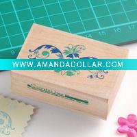 Wholesale Wooden rubber stamp