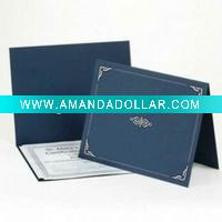 certificate plastic holder