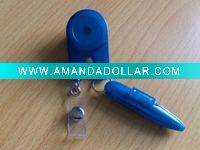 Wholesale double retractable badge reel ball pen