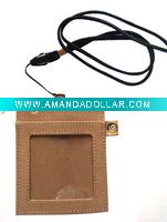 Wholesale Canvas Badge holder/Trade show card holder/Note Holders