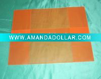 Wholesale Orange PVC book cover
