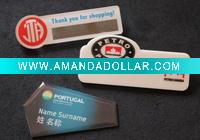 Wholesale abnormal plastic name plate holder