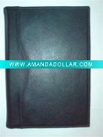 Leather notebook cover