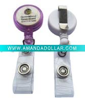 25mm plastic id badge holder