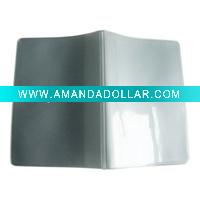 Clear PVC Book Cover with Clear Inner Sleeve