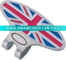 Wholesale metal golf cap clip(CC454)
