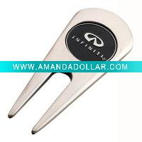 Wholesale Golf divot tool with enamel ball marker