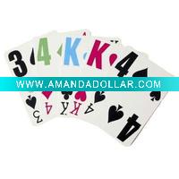 Wholesale Low vision plastic playing cards