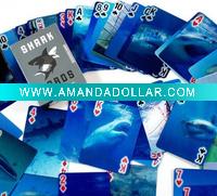 Wholesale durable plastic playing cards poker bridge size