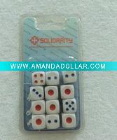 plastic game dice