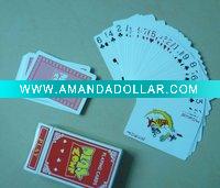 Wholesale 100% plastic poker card