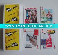 Wholesale custom paper playing cards with logo
