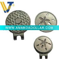 Soft Enamel Golf Hat clips