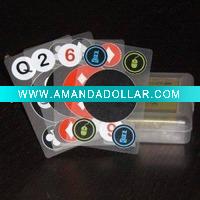 PVC playing card