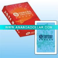 promotional playing card