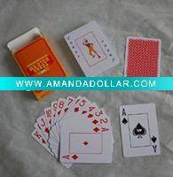 100% plastic playing card