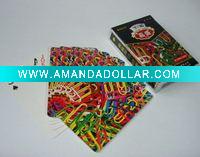 Wholesale 54pieces/deck paper playing card(laser effect)