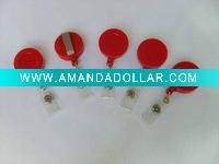plastic id badge reel badge holder yoyo holder