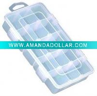 Plastic 15 modules fishing tackle box (HL-YA762)