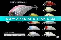hard plastic fishing lures