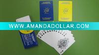 Wholesale transparent PVC playing cards